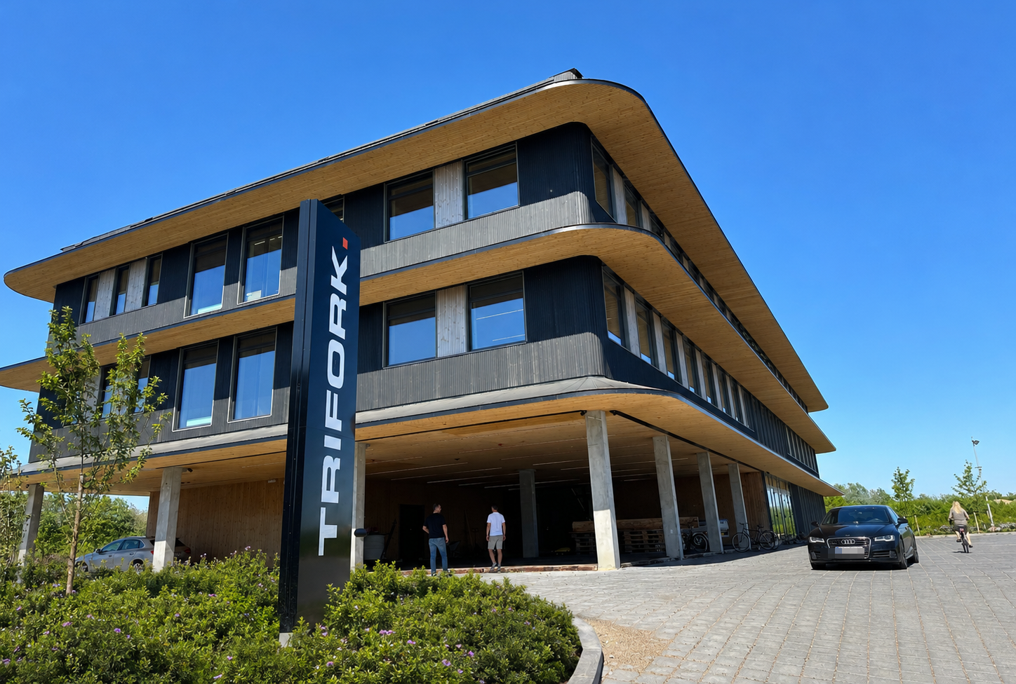 TSB One office building in daylight